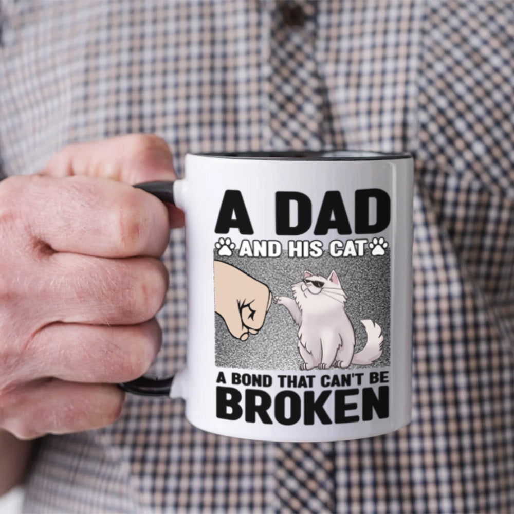 PSTM06 Cat A Bond That Can't Be Broken-Personalized Custom Coffee Mug