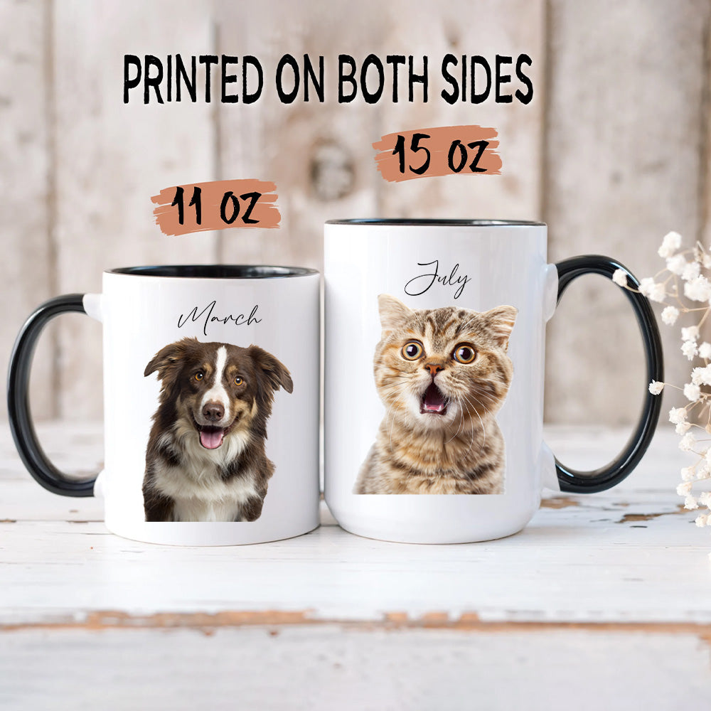 PSTM04 Dog Cat Personalized Custom Accent Coffee Mug