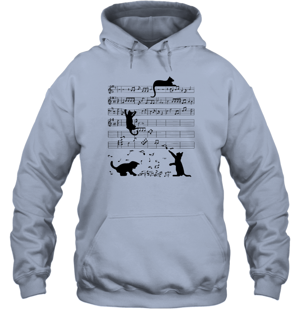 ETT1978 Funny Cat Music Note