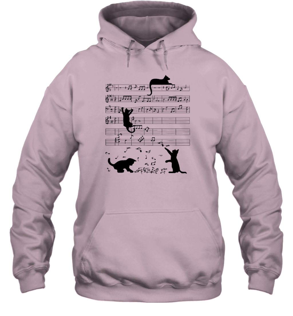 ETT1978 Funny Cat Music Note