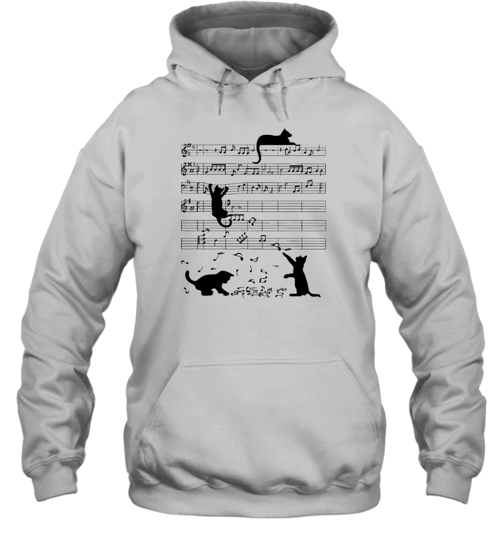ETT1978 Funny Cat Music Note