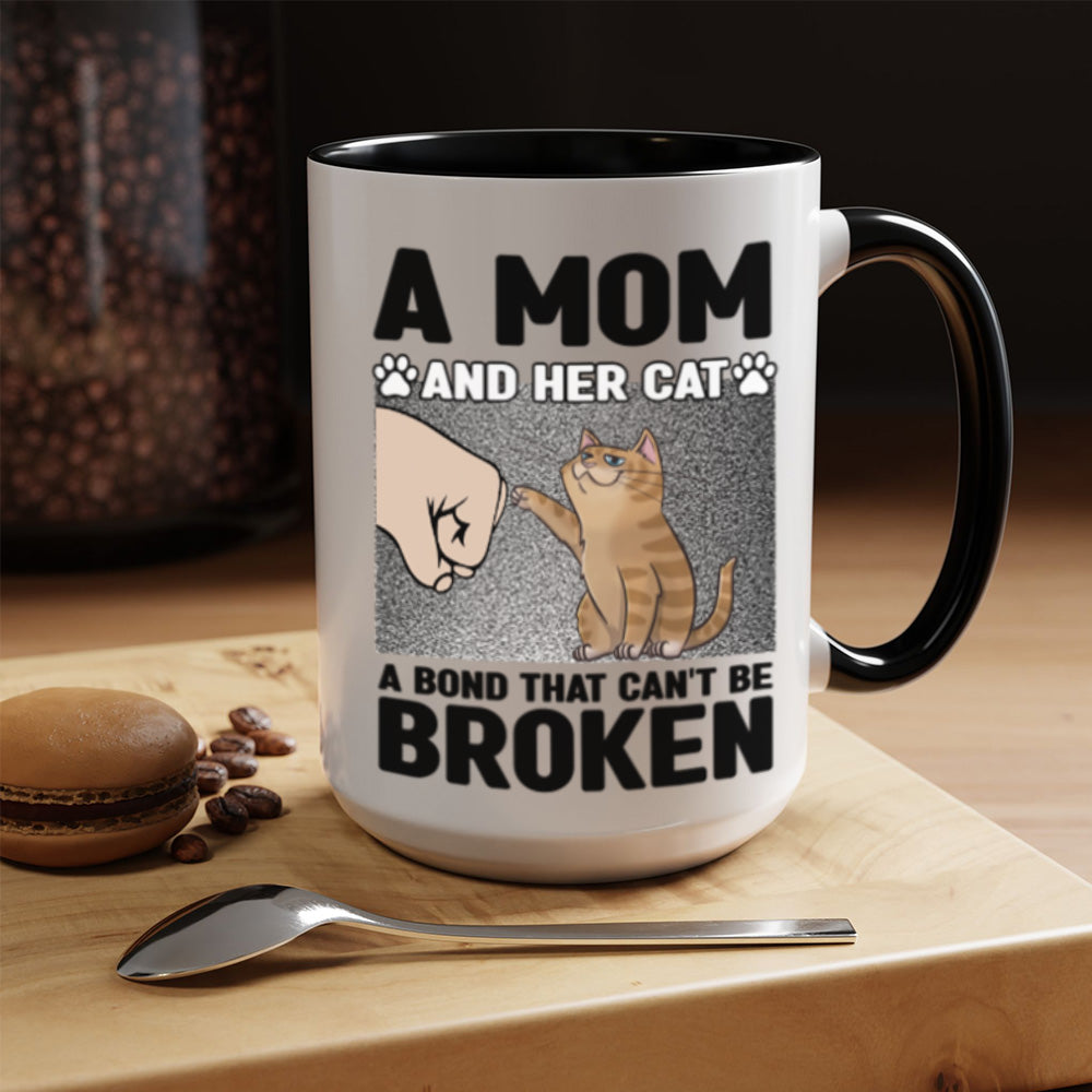 PSTM06 Cat A Bond That Can't Be Broken-Personalized Custom Coffee Mug