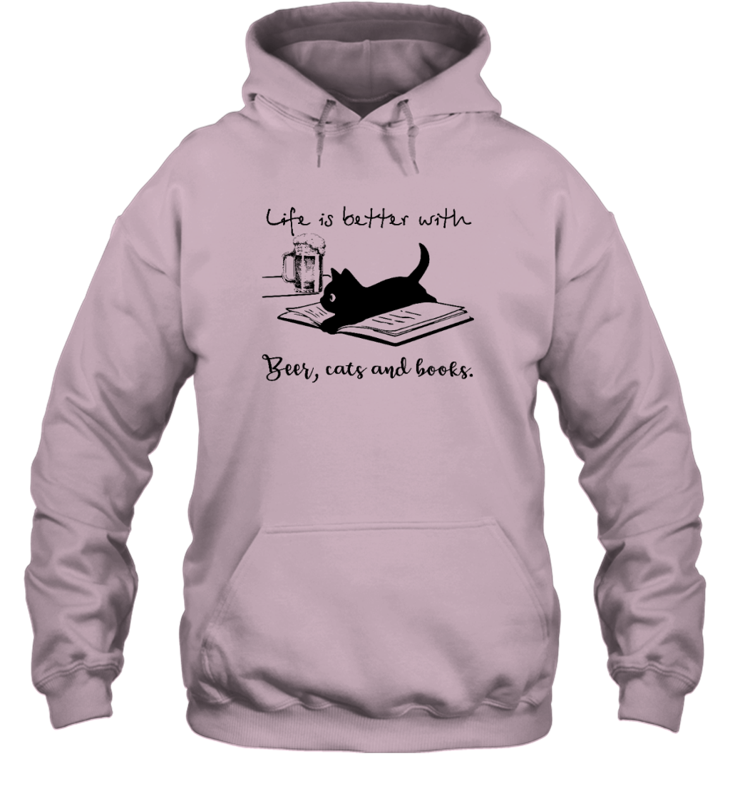 Miah869_beer Life Is Better With Beer, Cats And Books