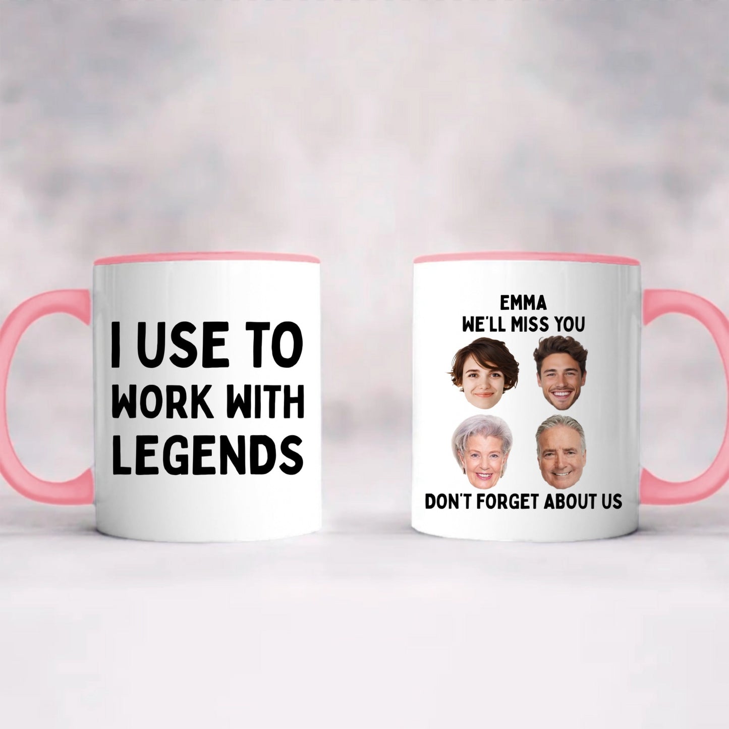 PSTM03 I Used To Work With Legends - Personalized Custom Coffee Mug