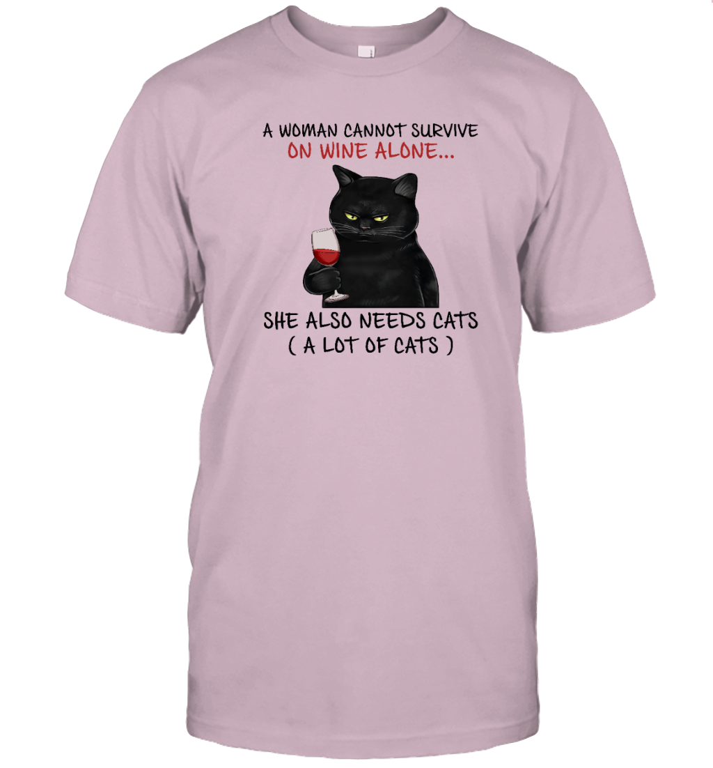 Miah1071_wine A Woman Cannot Survive On Wine Alone She Also Needs Cats