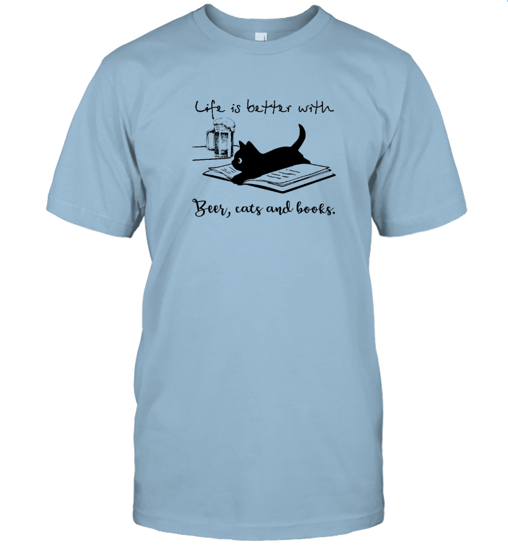 Miah869_beer Life Is Better With Beer, Cats And Books