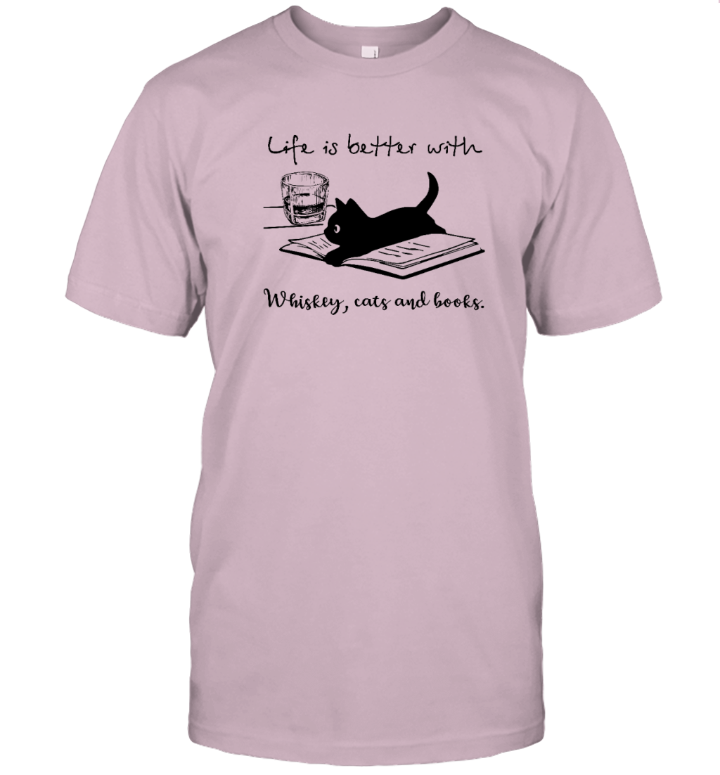 Miah869_whiskey Life Is Better With Whiskey, Cats And Books