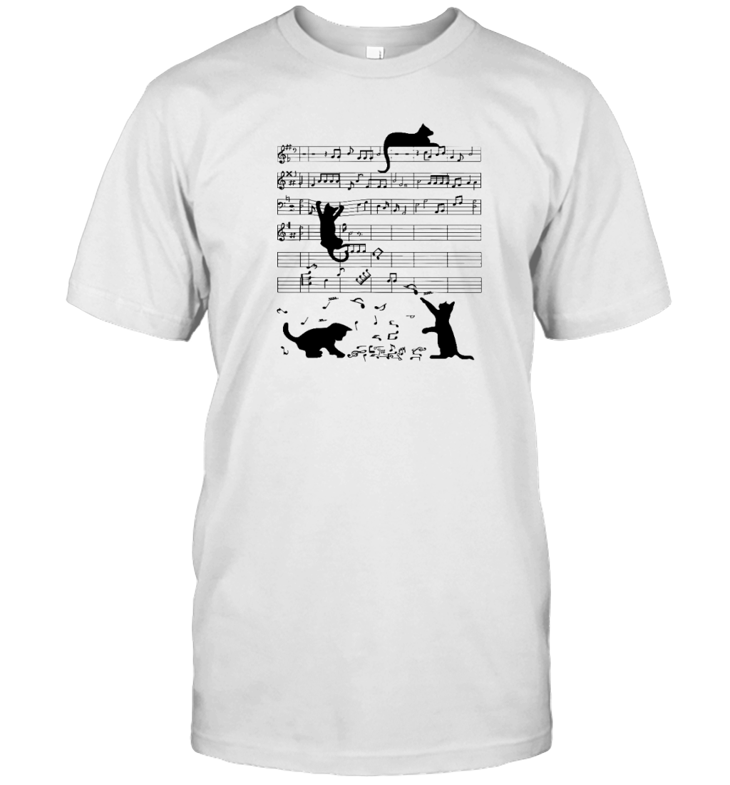 ETT1978 Funny Cat Music Note