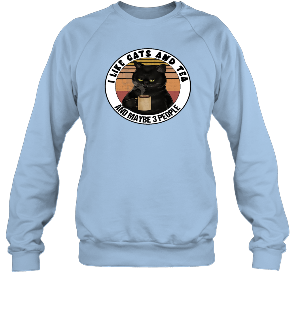 ETT916 I Love Cats And Tea And Maybe 3 People
