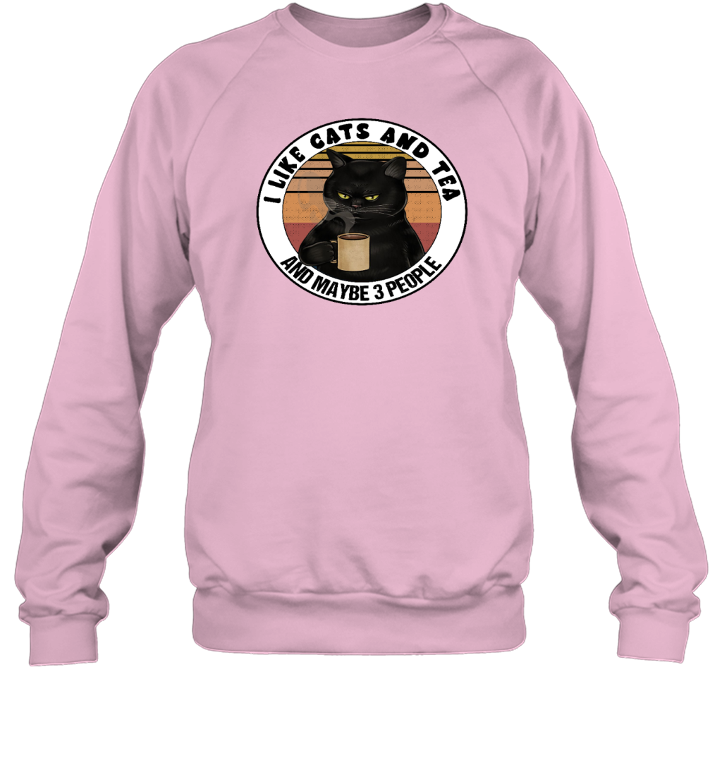 ETT916 I Love Cats And Tea And Maybe 3 People