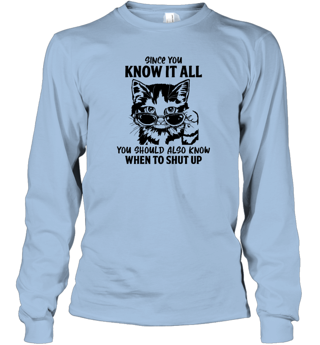 ETT1989 Since You Know It All You Should Also Know When To Shut Up