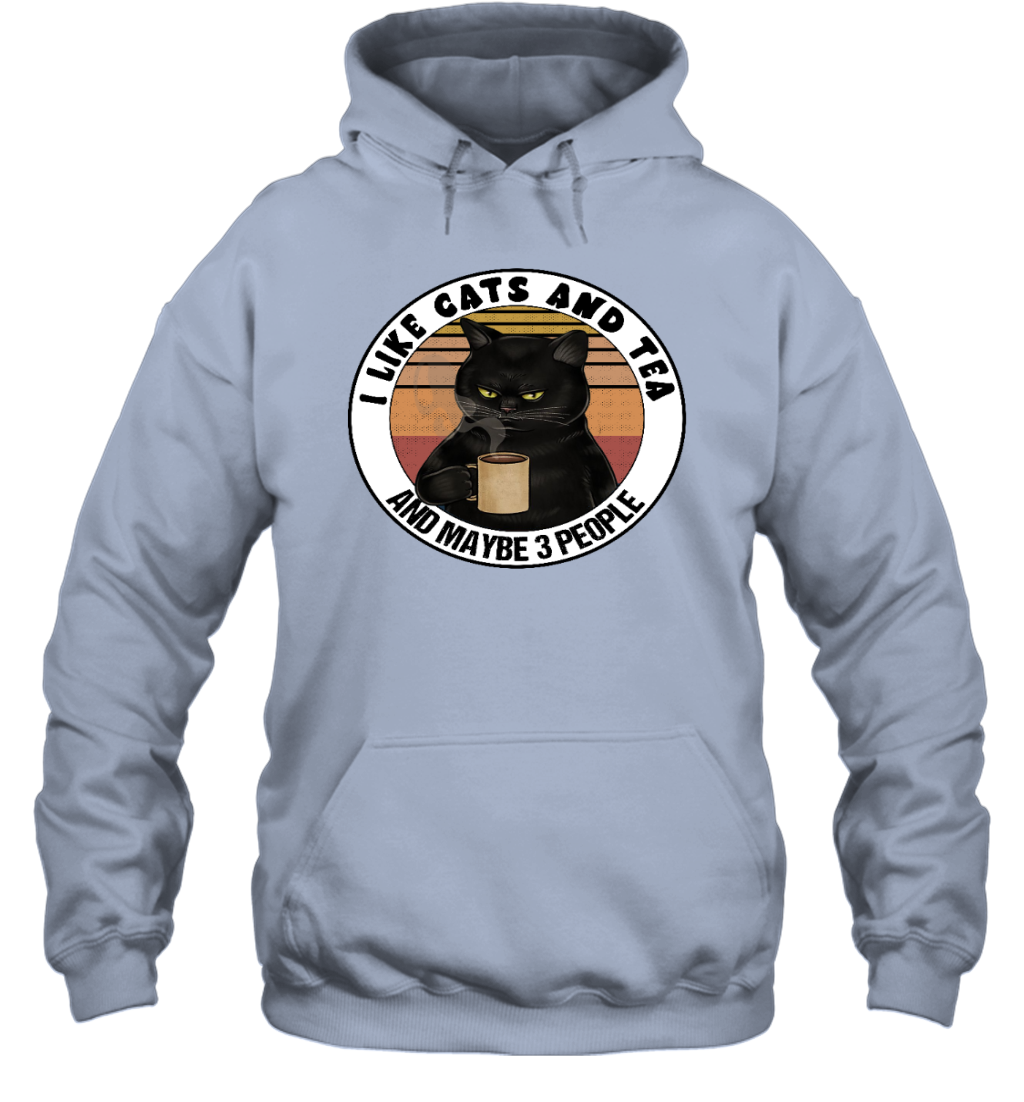 ETT916 I Love Cats And Tea And Maybe 3 People