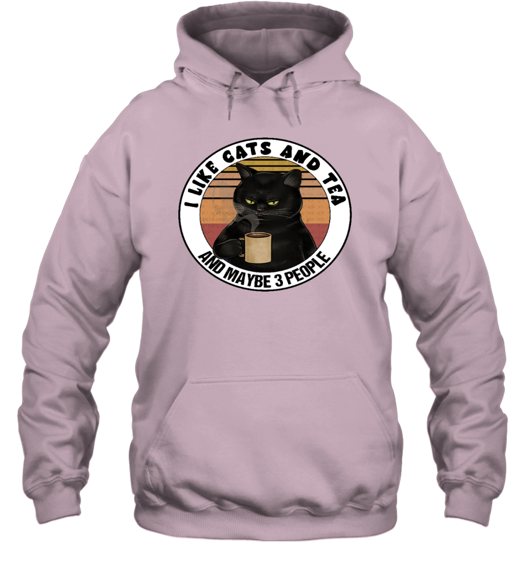ETT916 I Love Cats And Tea And Maybe 3 People