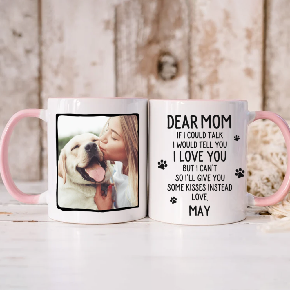 Miah1483 If I Could Talk I Would Tell You I Love You-Personalized Custom Accent Mug