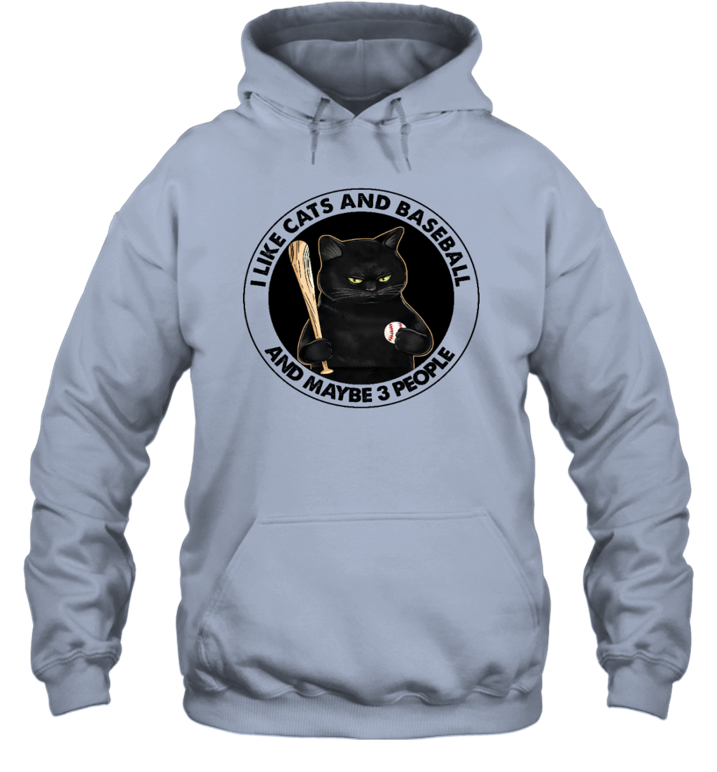 ETT429 I Like Cats And Baseball and Maybe 3 People