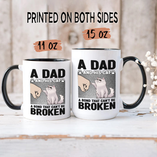 PSTM06 Cat A Bond That Can't Be Broken-Personalized Custom Coffee Mug
