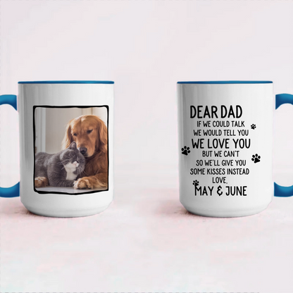 Miah1483 If I Could Talk I Would Tell You I Love You-Personalized Custom Accent Mug