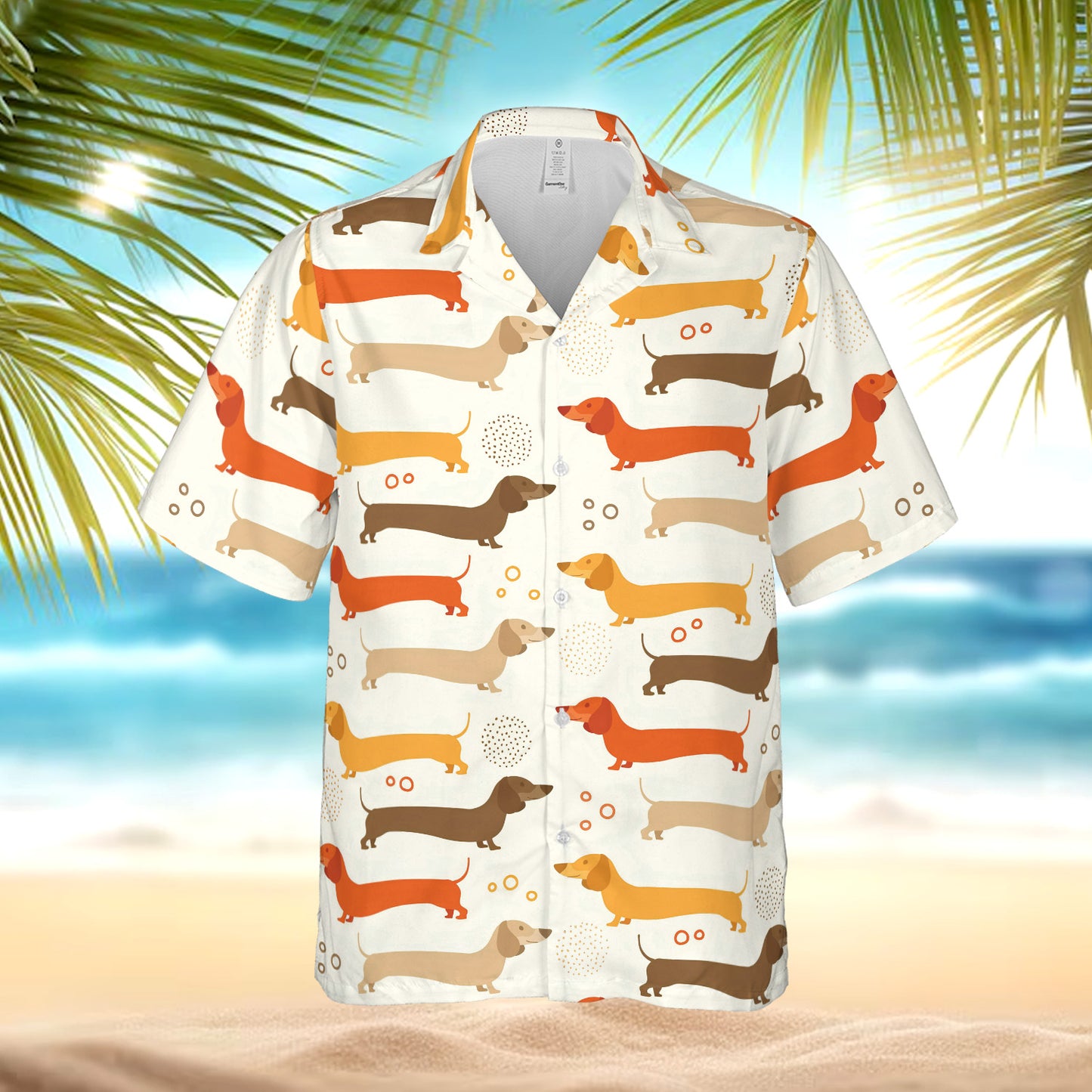 PSAH212 Dachshund Hawaiian Shirt