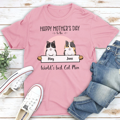 PST07 Happy Mothers Day To The Worlds Best Cat Mom