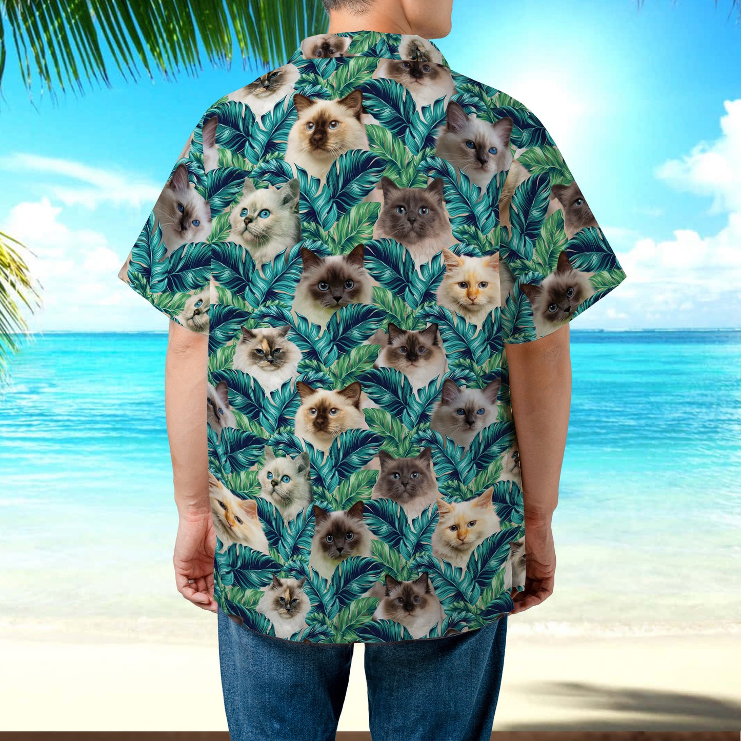 PSAH83 Birman Cat Hawaiian Shirt