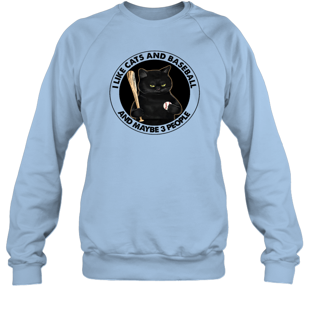 ETT429 I Like Cats And Baseball and Maybe 3 People