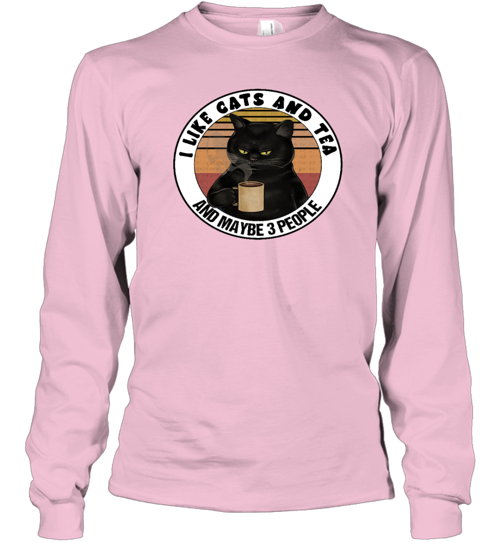 ETT916a I Love Cats And Tea And Maybe 3 People