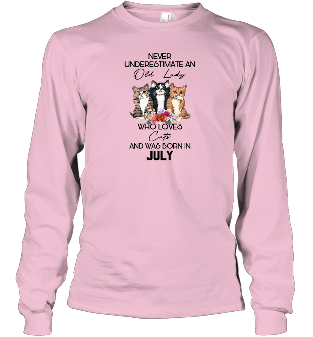Miah1247_jul Never Underestimate An Old Lady Who Loves Cats And Was Born In July