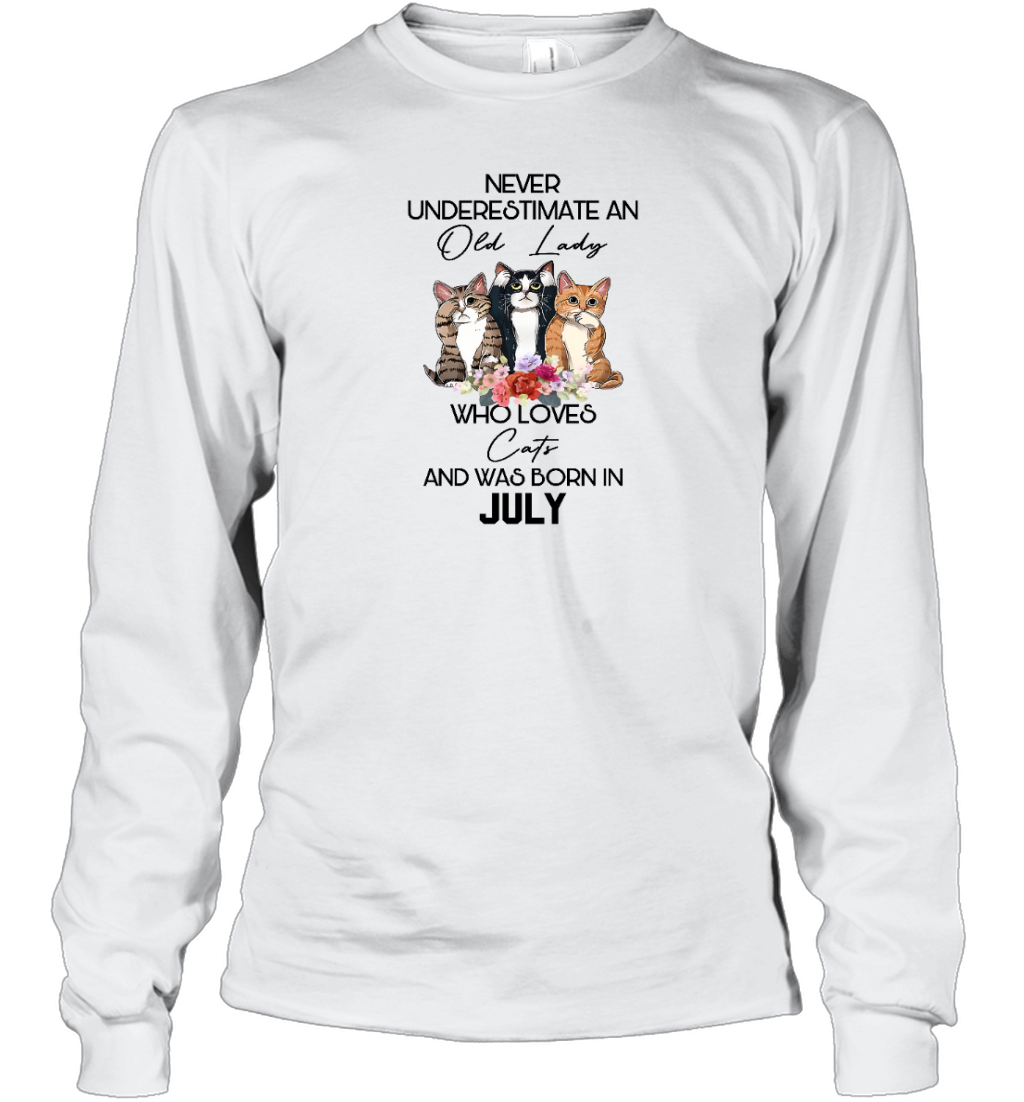 Miah1247_jul Never Underestimate An Old Lady Who Loves Cats And Was Born In July