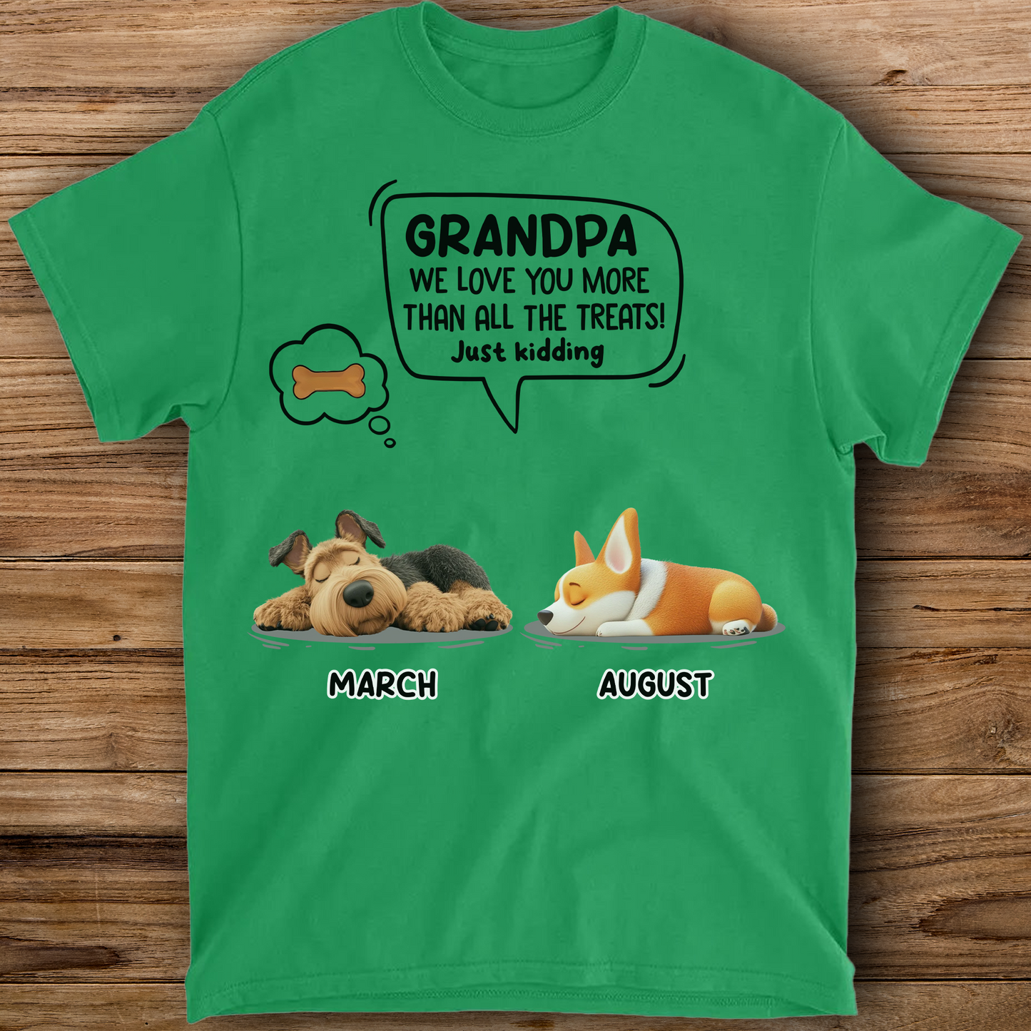 Miah1478 I Love You More Than All The Treats Just Kidding-Personalized Custom T-shirt