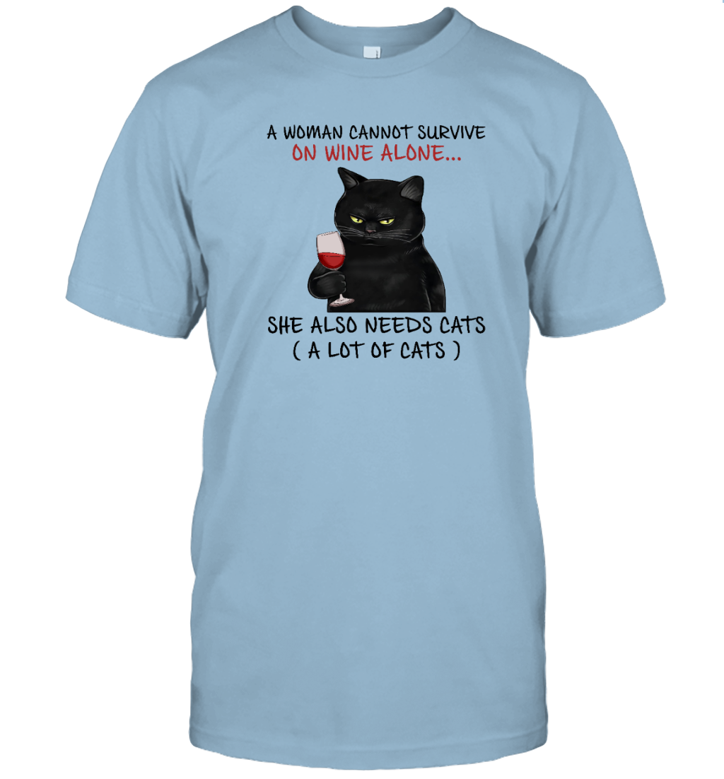 Miah1071_wine A Woman Cannot Survive On Wine Alone She Also Needs Cats
