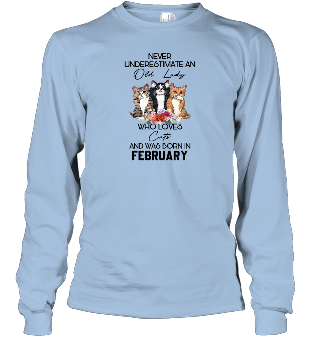 Miah1247_feb Never Underestimate An Old Lady Who Loves Cats And Was Born In February