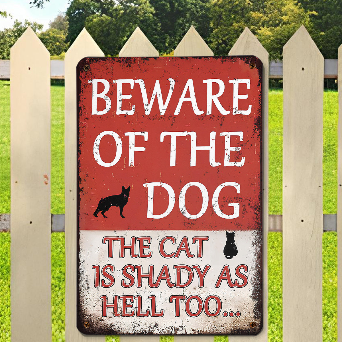 PSMT06 Beware Of The Dog The Cat Is Shady As Hell Too
