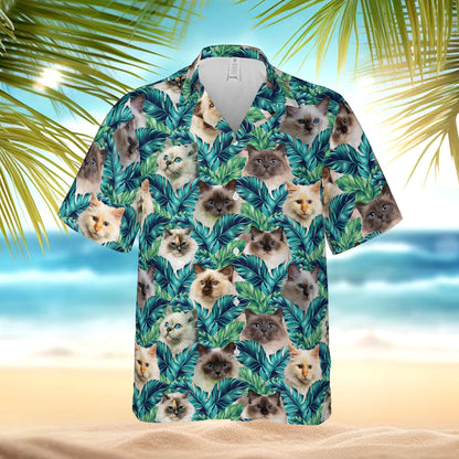 PSAH83 Birman Cat Hawaiian Shirt