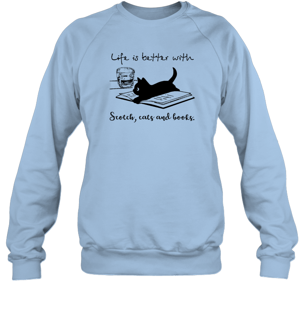 Miah869_scotch Life Is Better With Scotch, Cats And Books