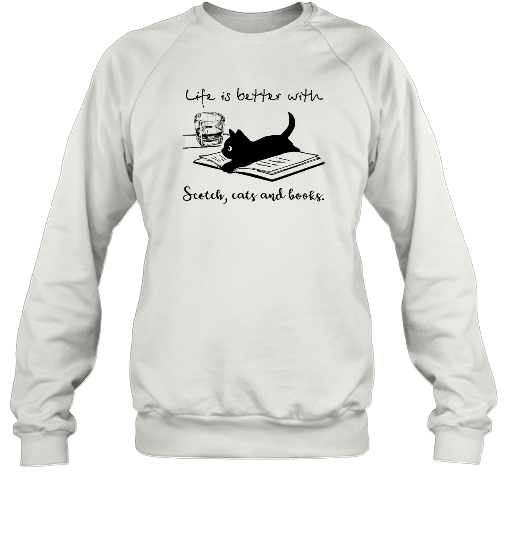 Miah869_scotch Life Is Better With Scotch, Cats And Books