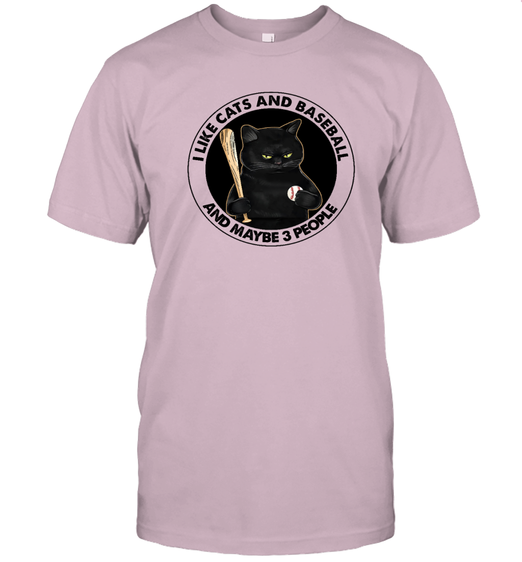 ETT429 I Like Cats And Baseball and Maybe 3 People
