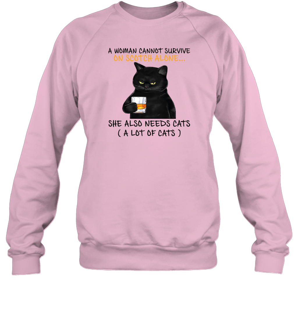 Miah1071_scotch A Woman Cannot Survive On Scotch Alone She Also Needs Cats