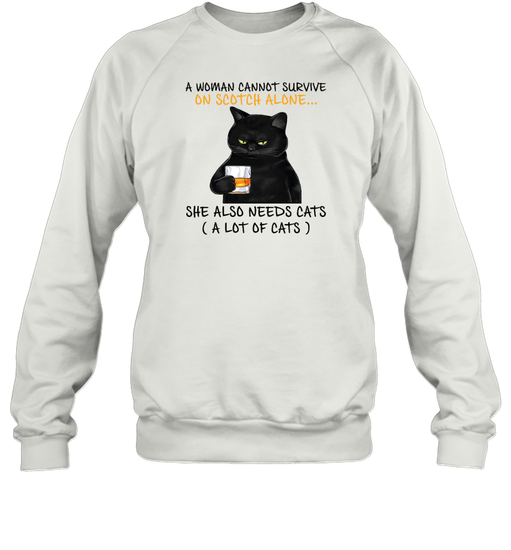 Miah1071_scotch A Woman Cannot Survive On Scotch Alone She Also Needs Cats