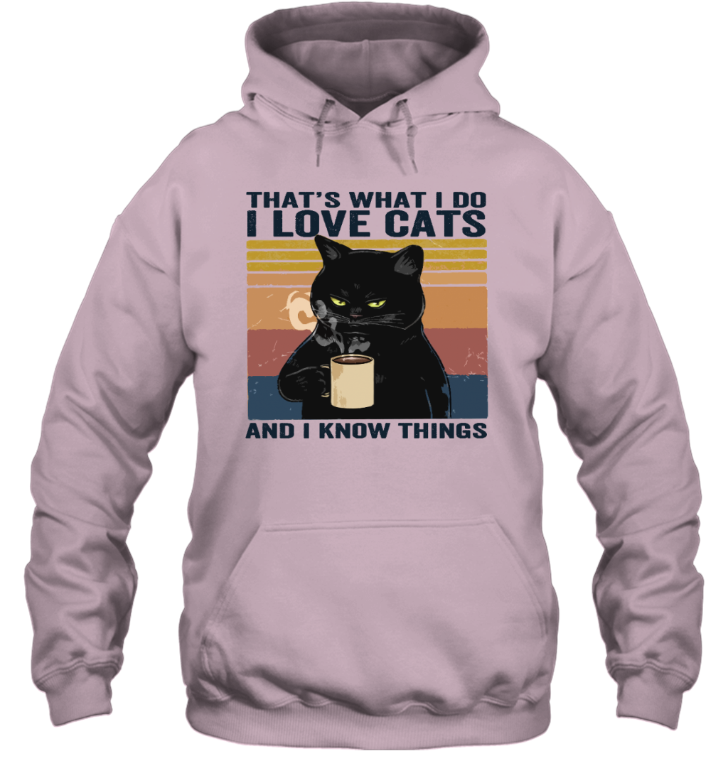 ETT419 I Love Cats And I Know Things