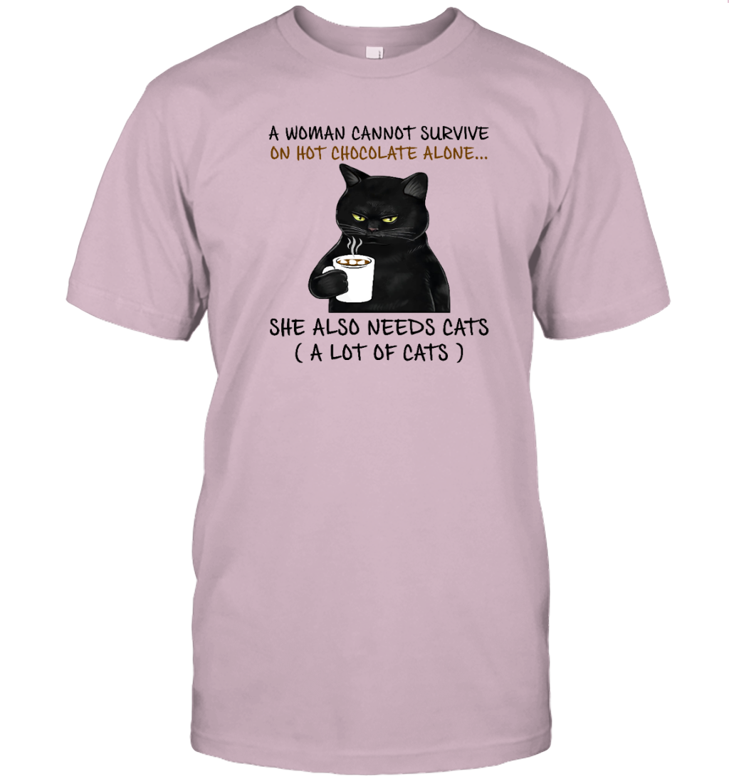Miah1071_chocolate A Woman Cannot Survive On Hot Chocolate Alone She Also Needs Cats