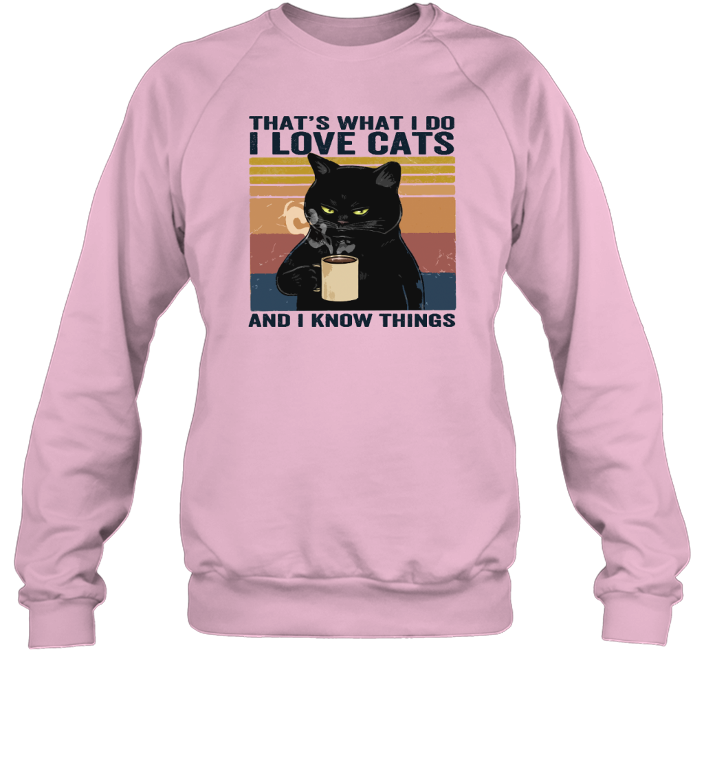 ETT419 I Love Cats And I Know Things
